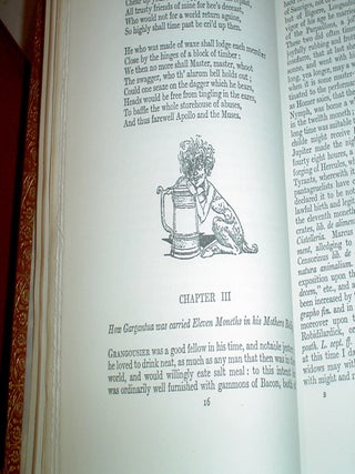 THE WORKS OF MR. FRANCIS RABELAIS. --- With original Artwork. Doctor in Physick. Containing five books of the lives, heroic deeds and sayings of Gargantua and his sonne Pantagruel.