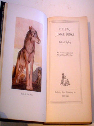 THE TWO JUNGLE BOOKS. With illustrations by J. Lockwood Kipling, C.I.E., and W. H. Drake.