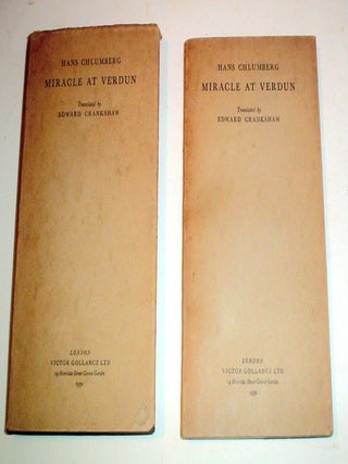 Item #9591 MIRACLE AT VERDUN. CHLUMBERG. HANS. -- CRANKSHAW. EDWARD. Translates