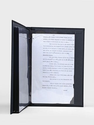 Unpublished typescript with manuscript corrections. --- Un apres-midi avec Picasso 85 ans. (An Afternoon with Picasso at 85).