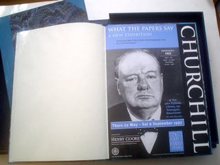 CHURCHILL: WHAT THE PAPERS SAY. - THE RICHES OF THE RYLANDS. - JOHN RYLANDS OF MANCHESTER. Brochure for Churchill exhibition, Prospectus of John Rylands Research Institute, and First edition of Farnie biography.
