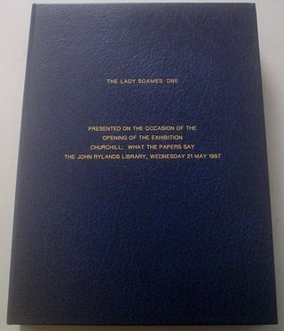 Item #9645 CHURCHILL: WHAT THE PAPERS SAY. - THE RICHES OF THE RYLANDS. - JOHN RYLANDS OF...