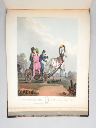 A PICTURE OF ST. PETERSBURGH (St. Petersburg). Represented in a collection of twenty interesting views of the city, the sledges, and the people. Taken on the spot at the twelve different months of the year: and accompanied with an historical and descriptive account.