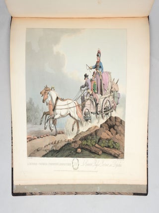 A PICTURE OF ST. PETERSBURGH (St. Petersburg). Represented in a collection of twenty interesting views of the city, the sledges, and the people. Taken on the spot at the twelve different months of the year: and accompanied with an historical and descriptive account.