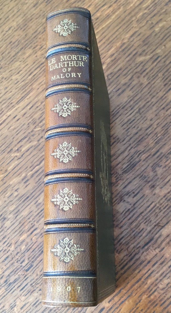 Item #9949 LE MORTE DARTHUR. Sir Thomas Malory's book of King Arthur and his noble Knights of the Round Table. The text of Caxton edited, with an introduction by Sir Edward Strachey, Bart. MALORY. Sir THOMAS., Strachey. Sir Edward. Edits.